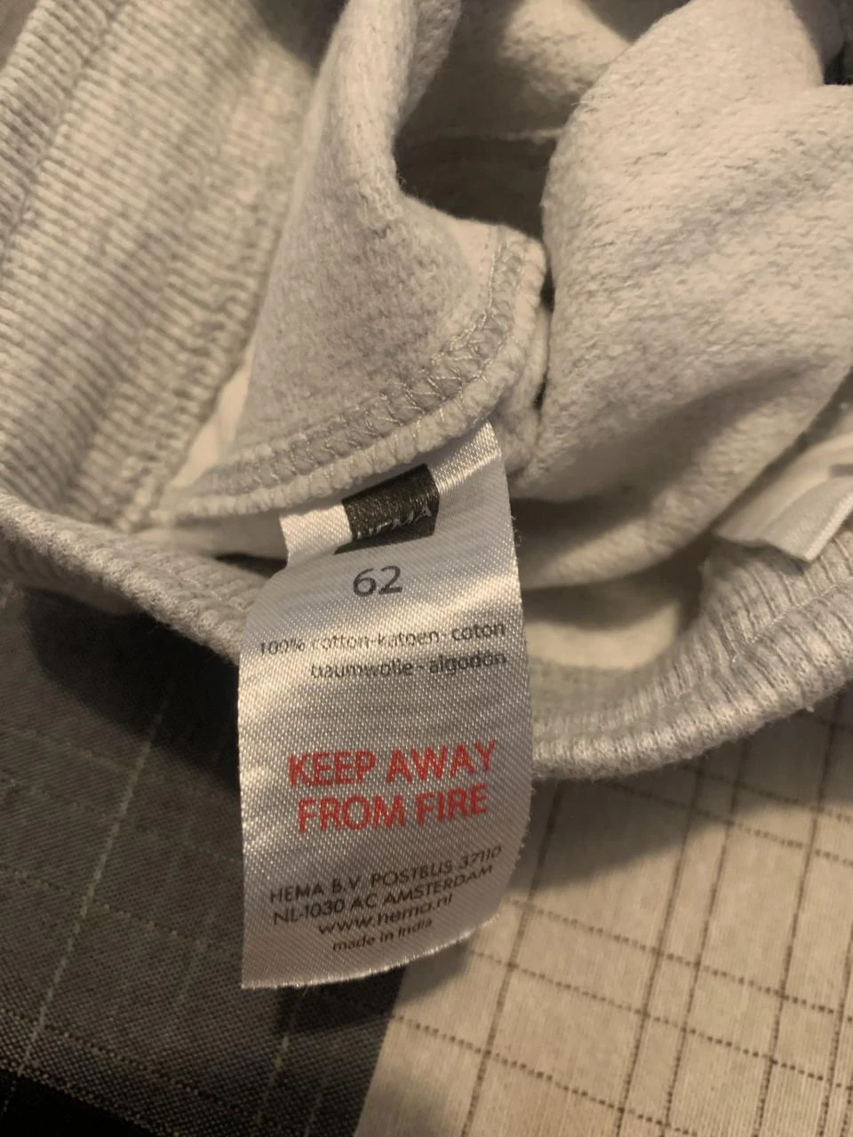Calça curta cinza da Hema. Tamanho 62. – photo 4